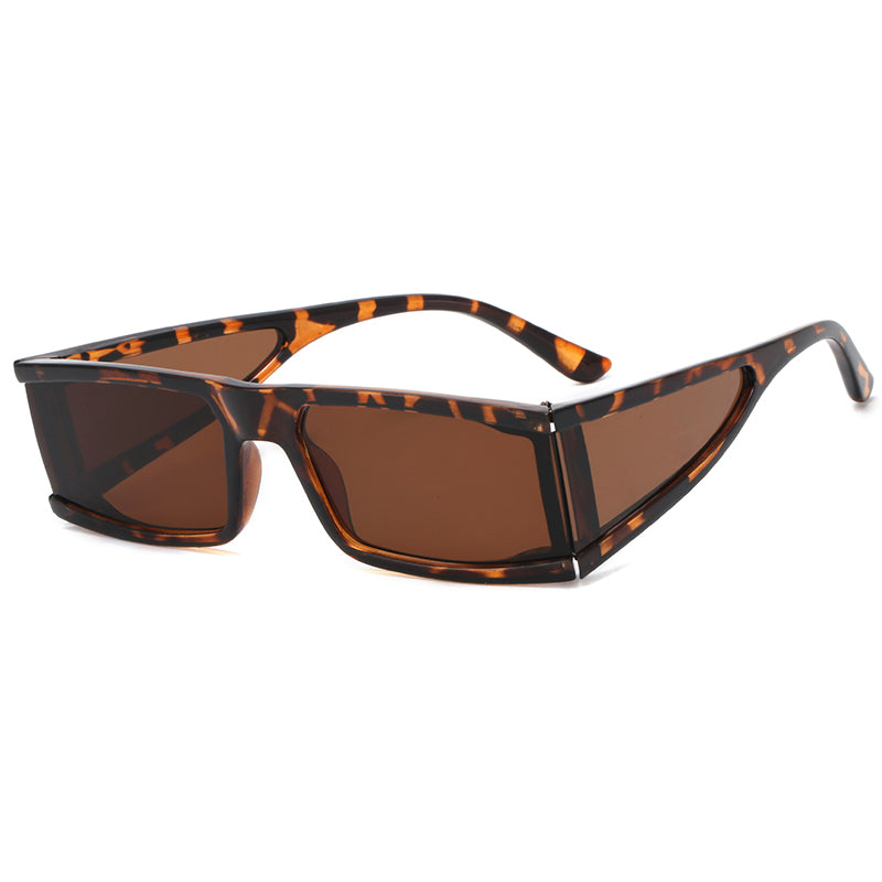 Rectangle Mirrored Sunglasses