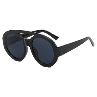 Flat-Top Oversized Sunglasses