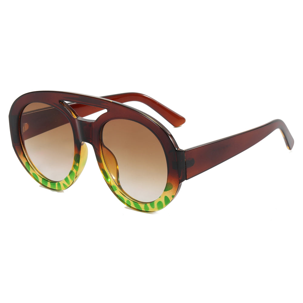 Flat-Top Oversized Sunglasses