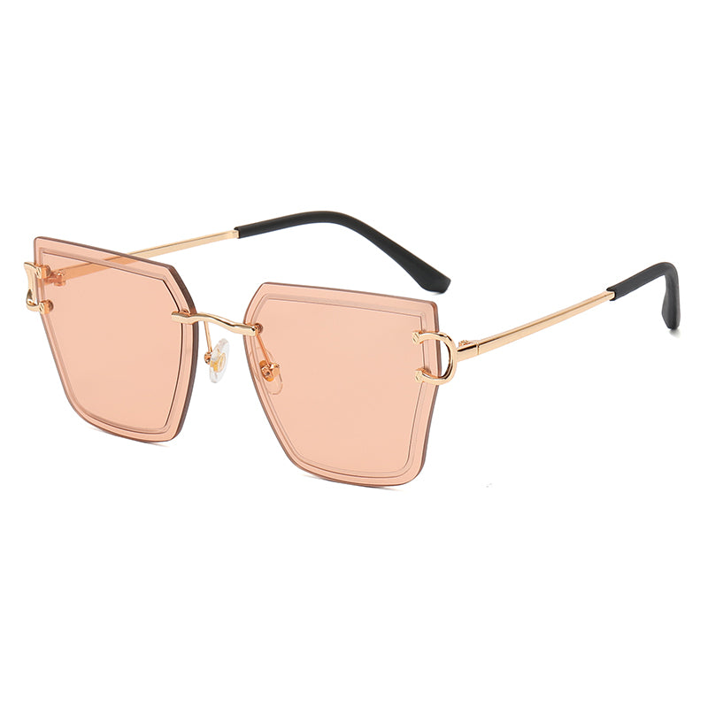 Women's Rimless Sunglasses 