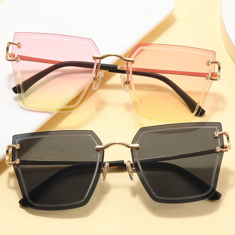 Women's Rimless Sunglasses