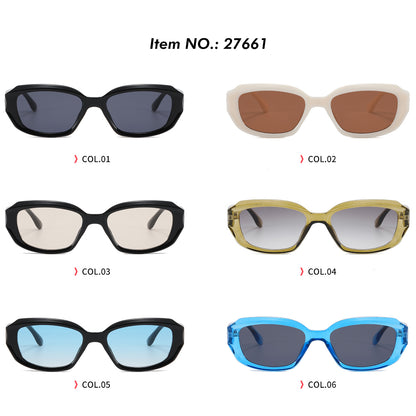 Rectangular Frame Sunglasses 