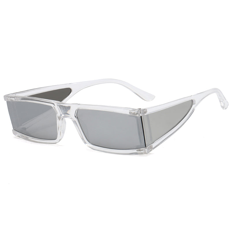 Rectangle Mirrored Sunglasses