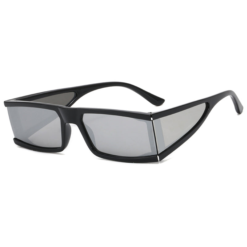 Rectangle Mirrored Sunglasses