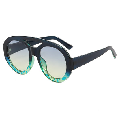 Flat-Top Oversized Sunglasses