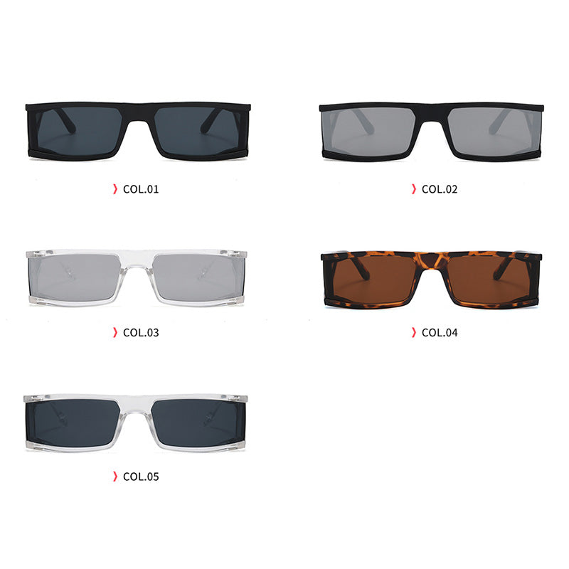 Rectangle Mirrored Sunglasses