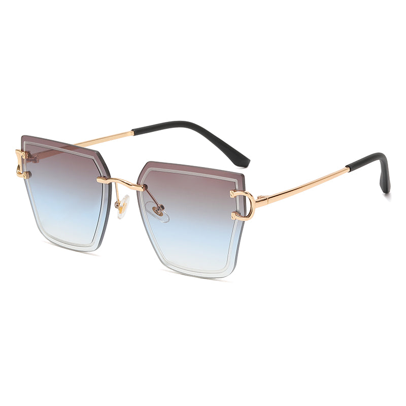 Women's Rimless Sunglasses